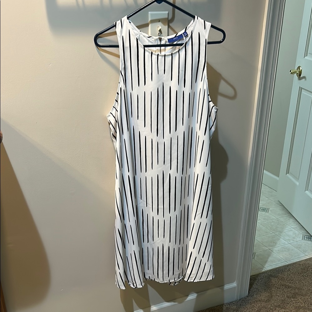 Apt. 9 Black and White Sleeveless Dress